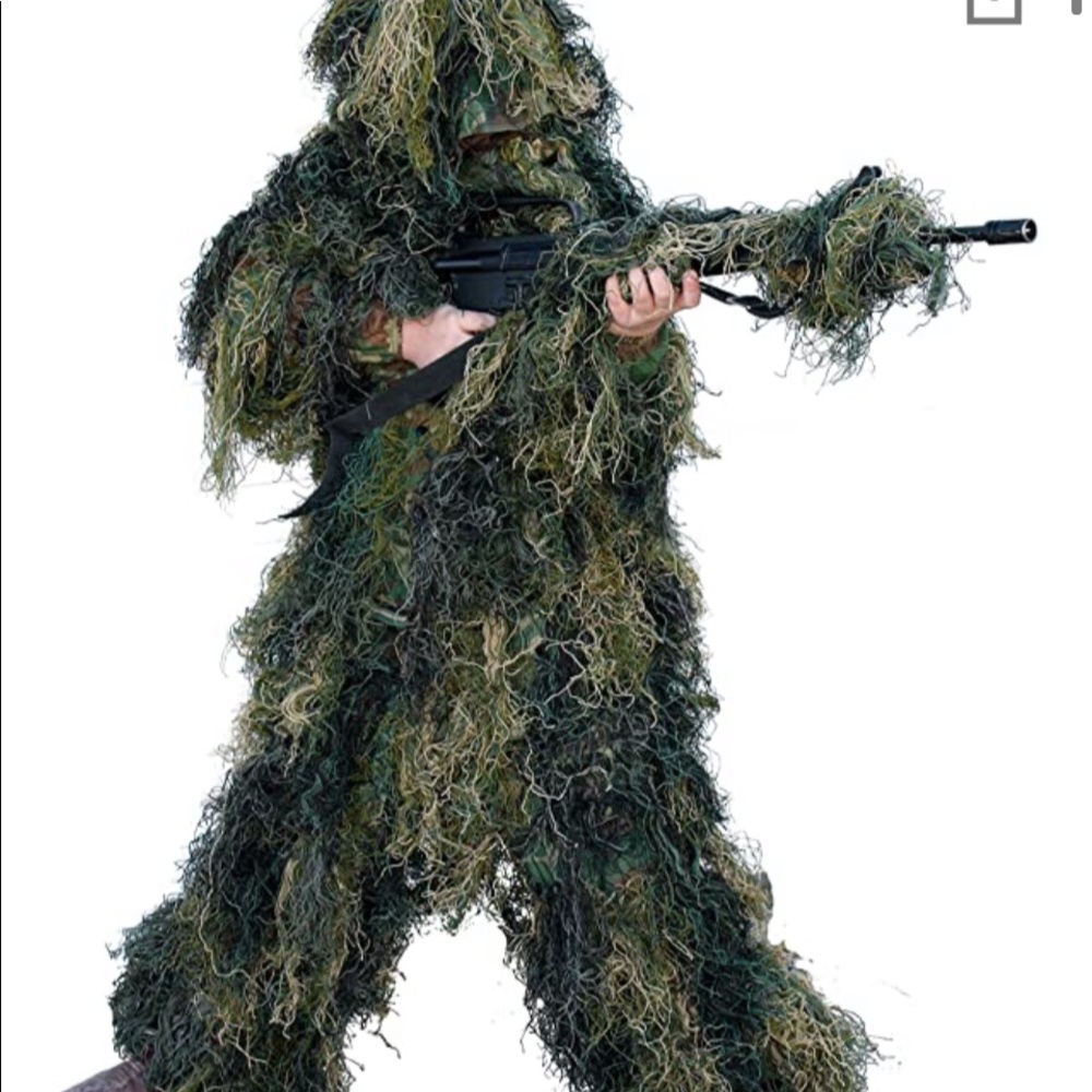 5-Piece Ghillie Suit Kids XL